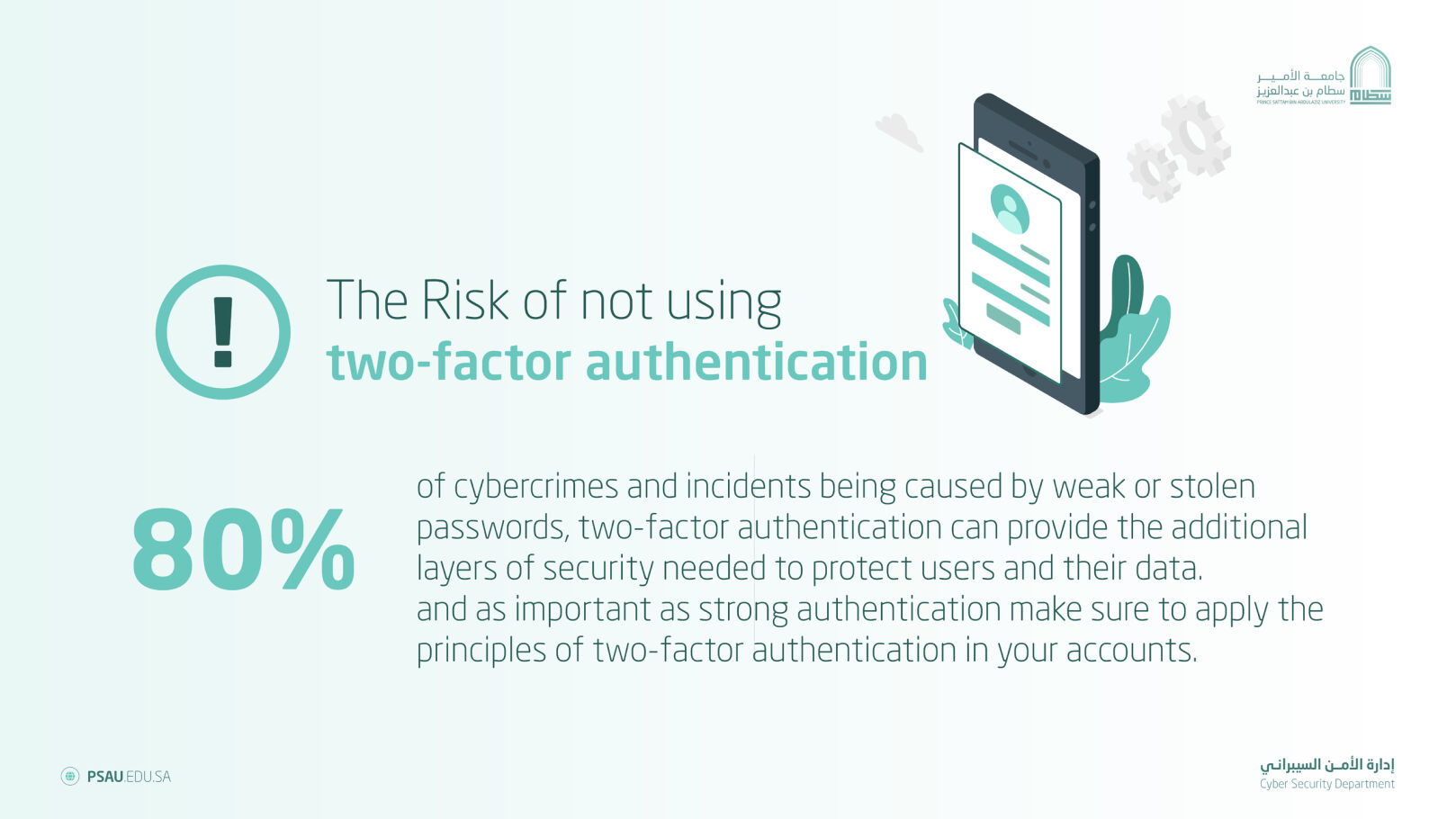 خطورة عدم التحقق الثنائي